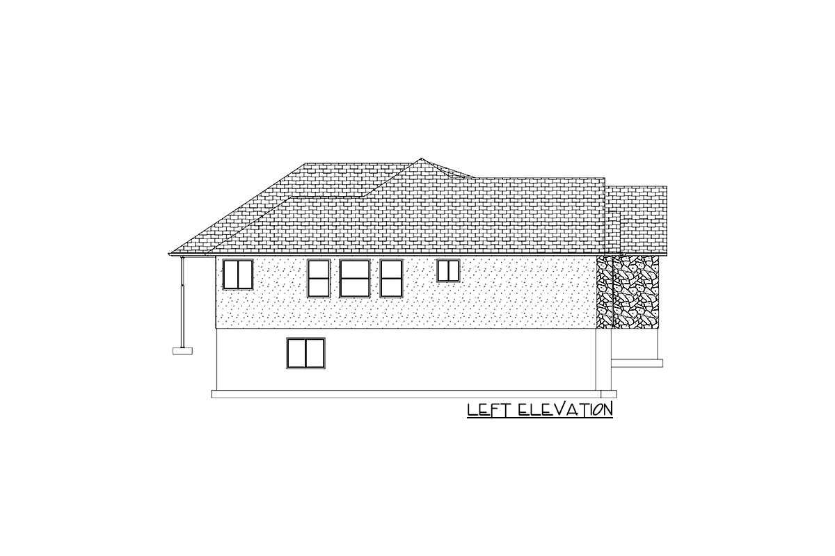 Plan 61423UT: 2500 Square Foot One-Story Country Home Plan with Optionally Finished Lower Level - Image #19 - Country, Craftsman, New American, Ranch, Traditional