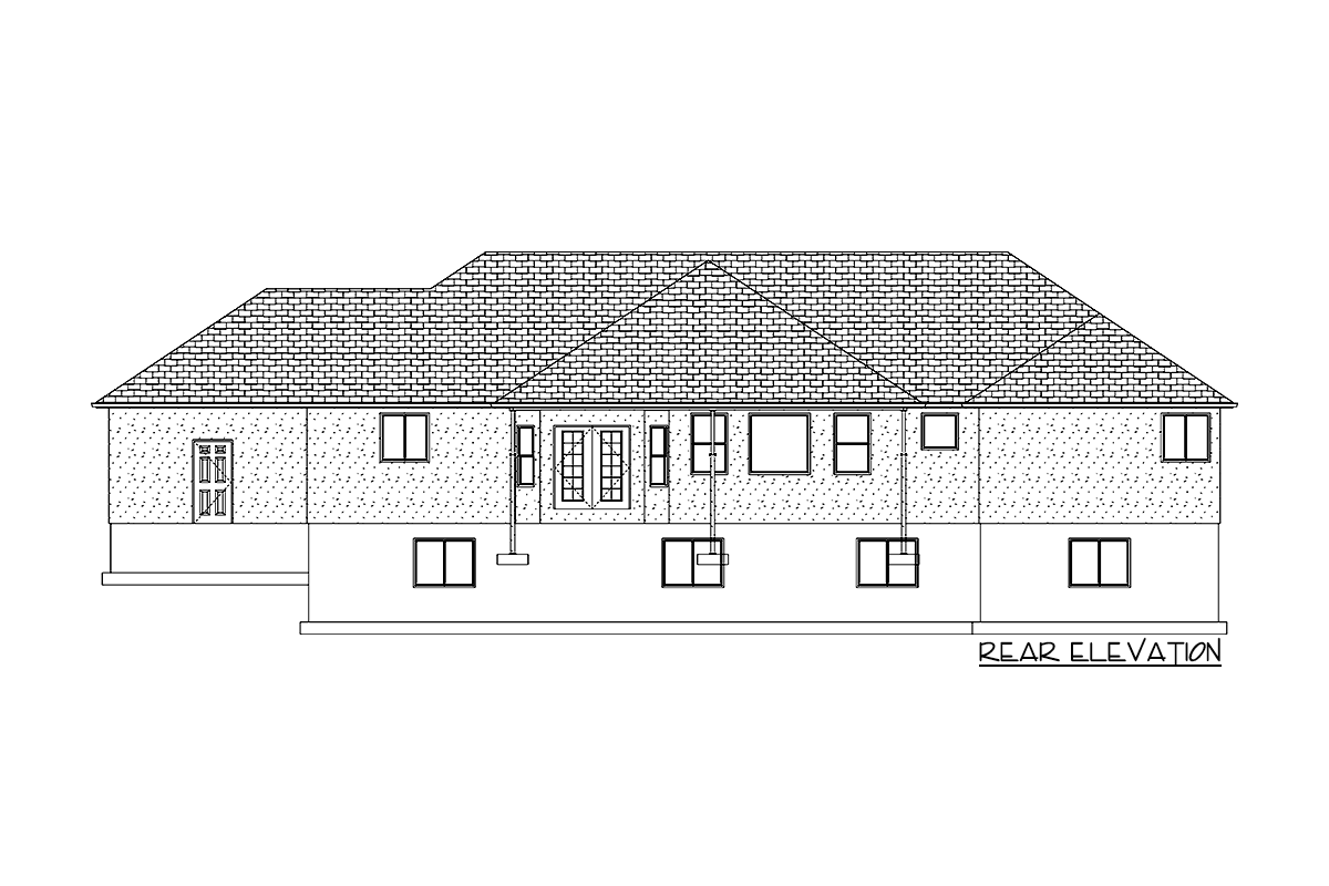 Plan 61423UT: 2500 Square Foot One-Story Country Home Plan with Optionally Finished Lower Level - Image #20 - Country, Craftsman, New American, Ranch, Traditional