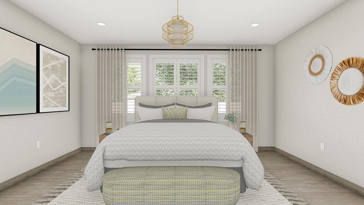 Plan 61423UT: 2500 Square Foot One-Story Country Home Plan with Optionally Finished Lower Level - Image #11 - Country, Craftsman, New American, Ranch, Traditional