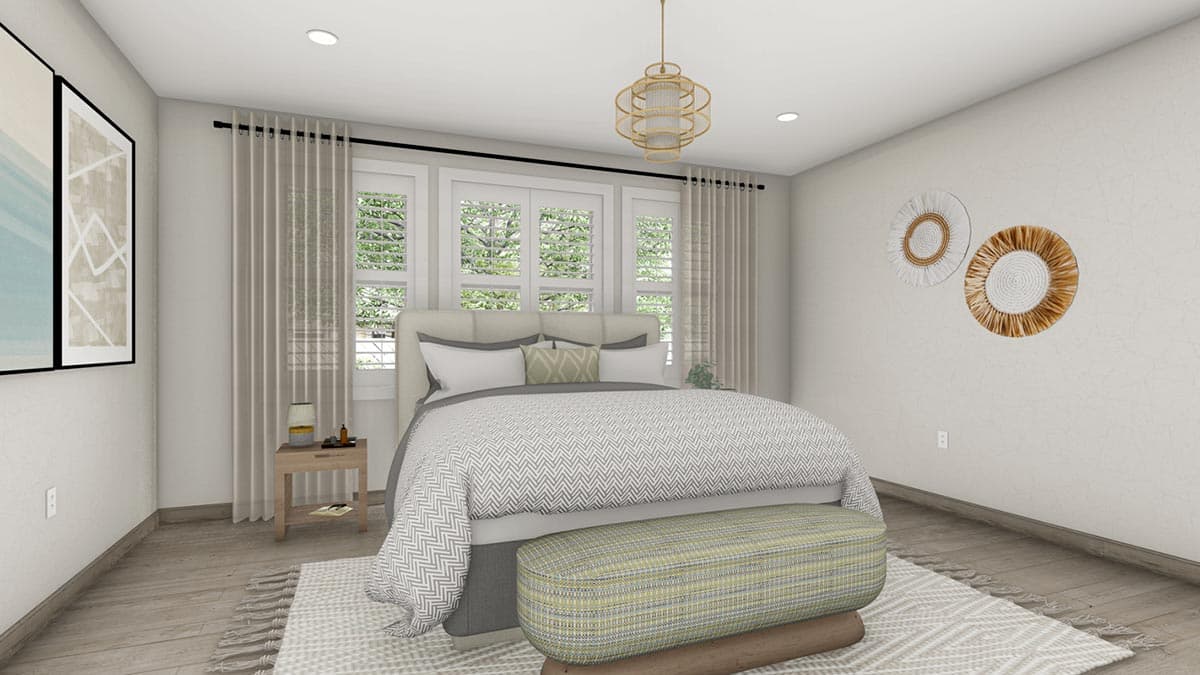 Plan 61423UT: 2500 Square Foot One-Story Country Home Plan with Optionally Finished Lower Level - Image #12 - Country, Craftsman, New American, Ranch, Traditional