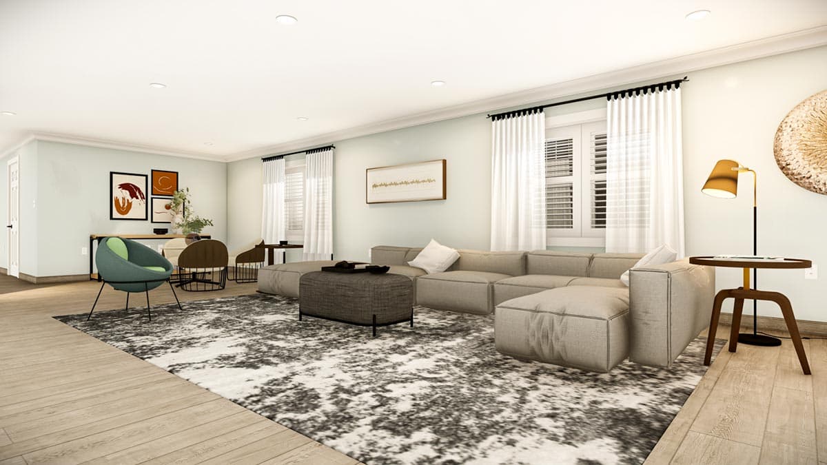 Plan 61423UT: 2500 Square Foot One-Story Country Home Plan with Optionally Finished Lower Level - Image #13 - Country, Craftsman, New American, Ranch, Traditional