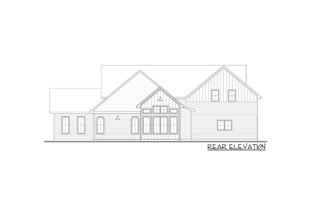 Plan 22651DR: 2-Story Home Plan Under 2200 Square Feet with Optional Bonus Room above Garage - Image #24 - Craftsman, New American, Transitional