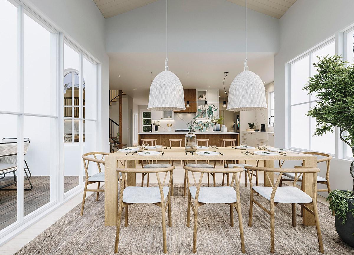 Plan 22651DR: 2-Story Home Plan Under 2200 Square Feet with Optional Bonus Room above Garage - Image #14 - Craftsman, New American, Transitional