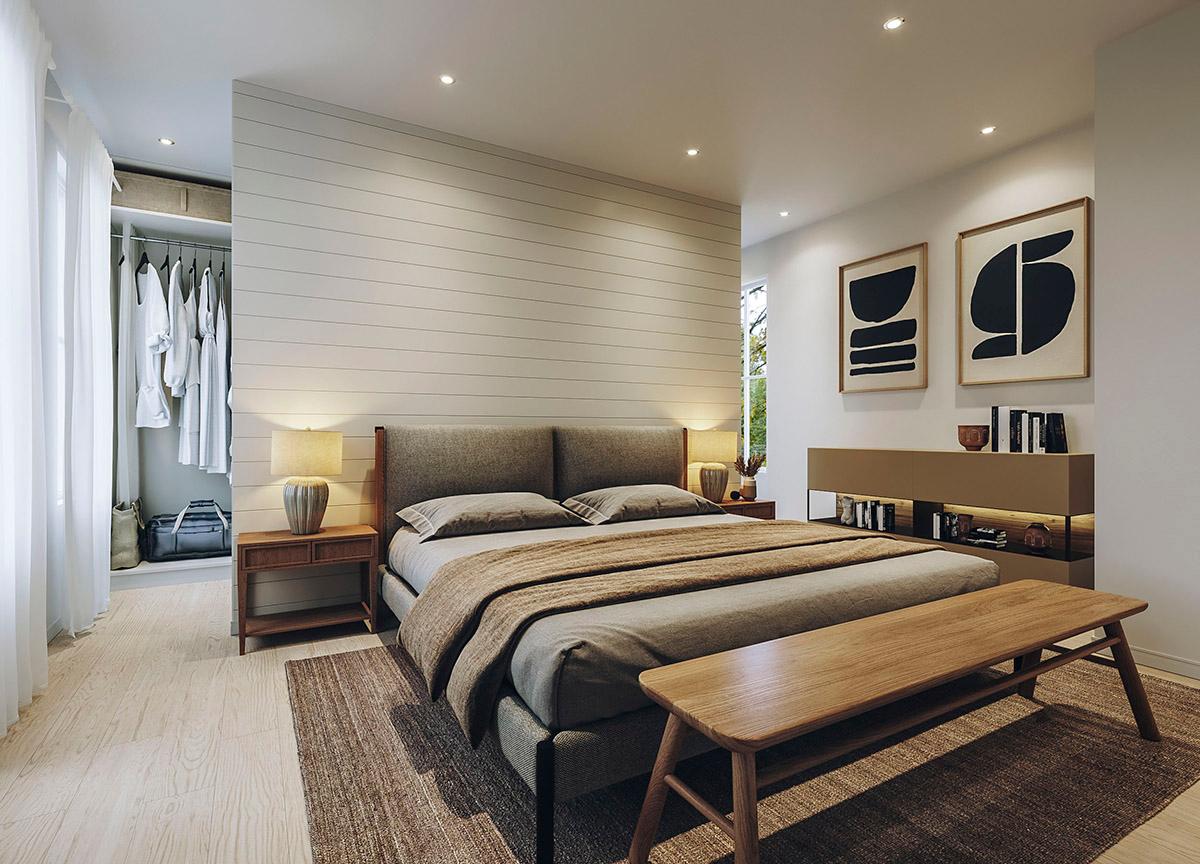 Plan 22651DR: 2-Story Home Plan Under 2200 Square Feet with Optional Bonus Room above Garage - Image #16 - Craftsman, New American, Transitional