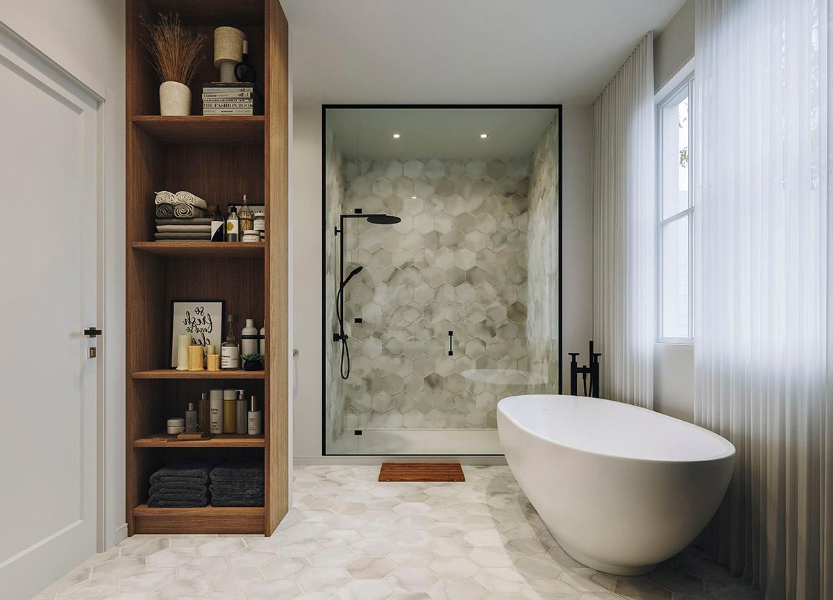 Plan 22651DR: 2-Story Home Plan Under 2200 Square Feet with Optional Bonus Room above Garage - Image #21 - Craftsman, New American, Transitional