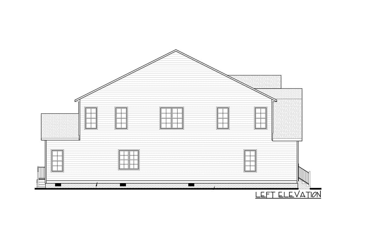 Plan 83635CRW: Gambrel Farmhouse Plan with Main-Level Owner's Suite and Three-to-Four Upstairs Bedrooms - Image #8 - Bungalow, Cottage, Country, Farmhouse