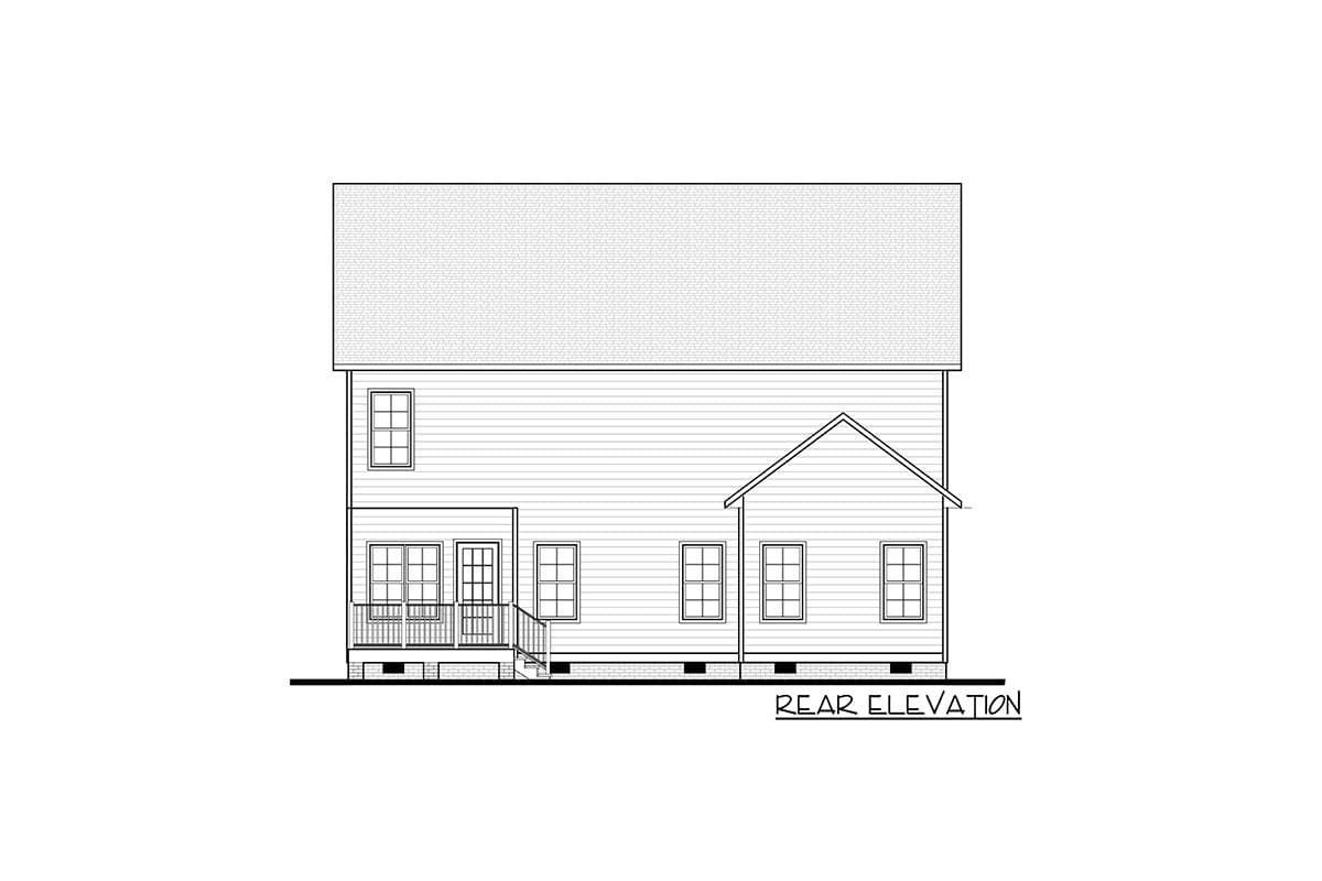 Plan 83635CRW: Gambrel Farmhouse Plan with Main-Level Owner's Suite and Three-to-Four Upstairs Bedrooms - Image #9 - Bungalow, Cottage, Country, Farmhouse