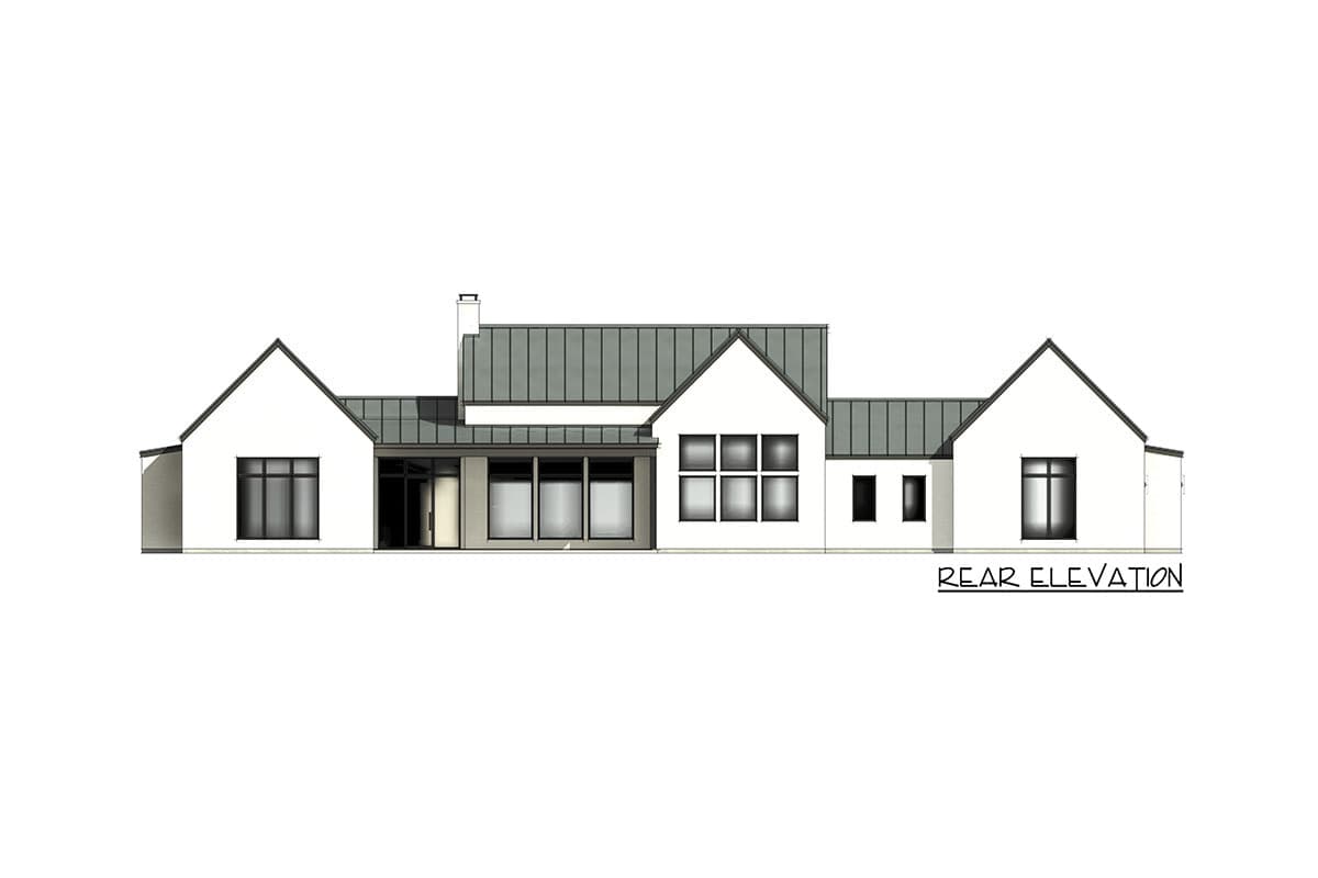 Plan 818039JSS: Modern Ranch Plan with Over 2,600 Square Feet of Living Space - Image #4 - Contemporary, Modern, New American, Ranch, Scandinavian