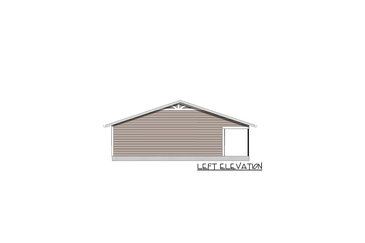 Plan 420083WNT: 2-Bed Ranch Plan Just Under 1,000 Square Feet of Living Space - Image #12 - Country, Ranch, Traditional