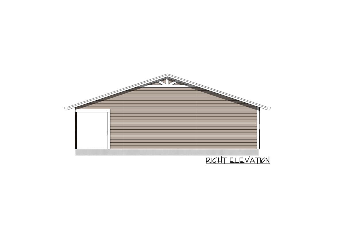 Plan 420083WNT: 2-Bed Ranch Plan Just Under 1,000 Square Feet of Living Space - Image #9 - Country, Ranch, Traditional