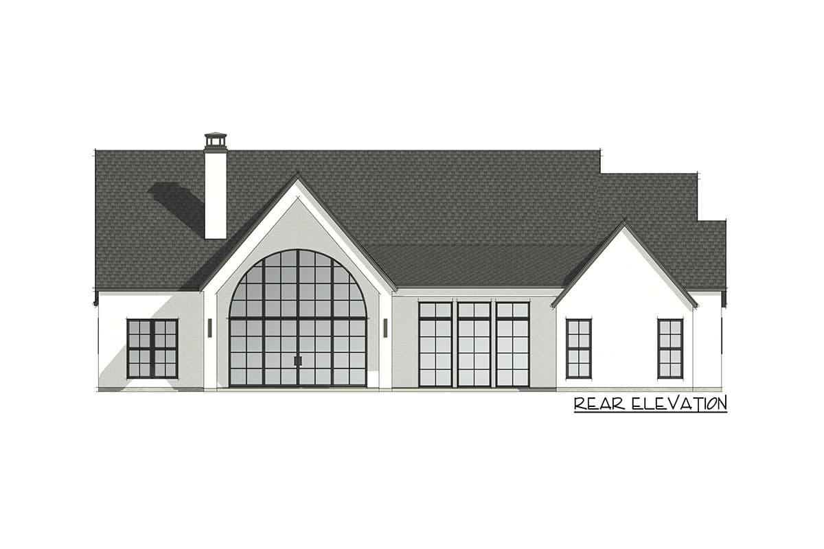 Plan 818040JSS: 3-Bed Transitional House Plan with Flex Room - 2867 Sq Ft - Image #6 - Southern, Southern Traditional, Transitional