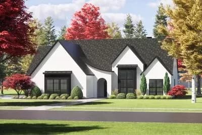 3-Bed Transitional House Plan with Flex Room - 2867 Sq Ft