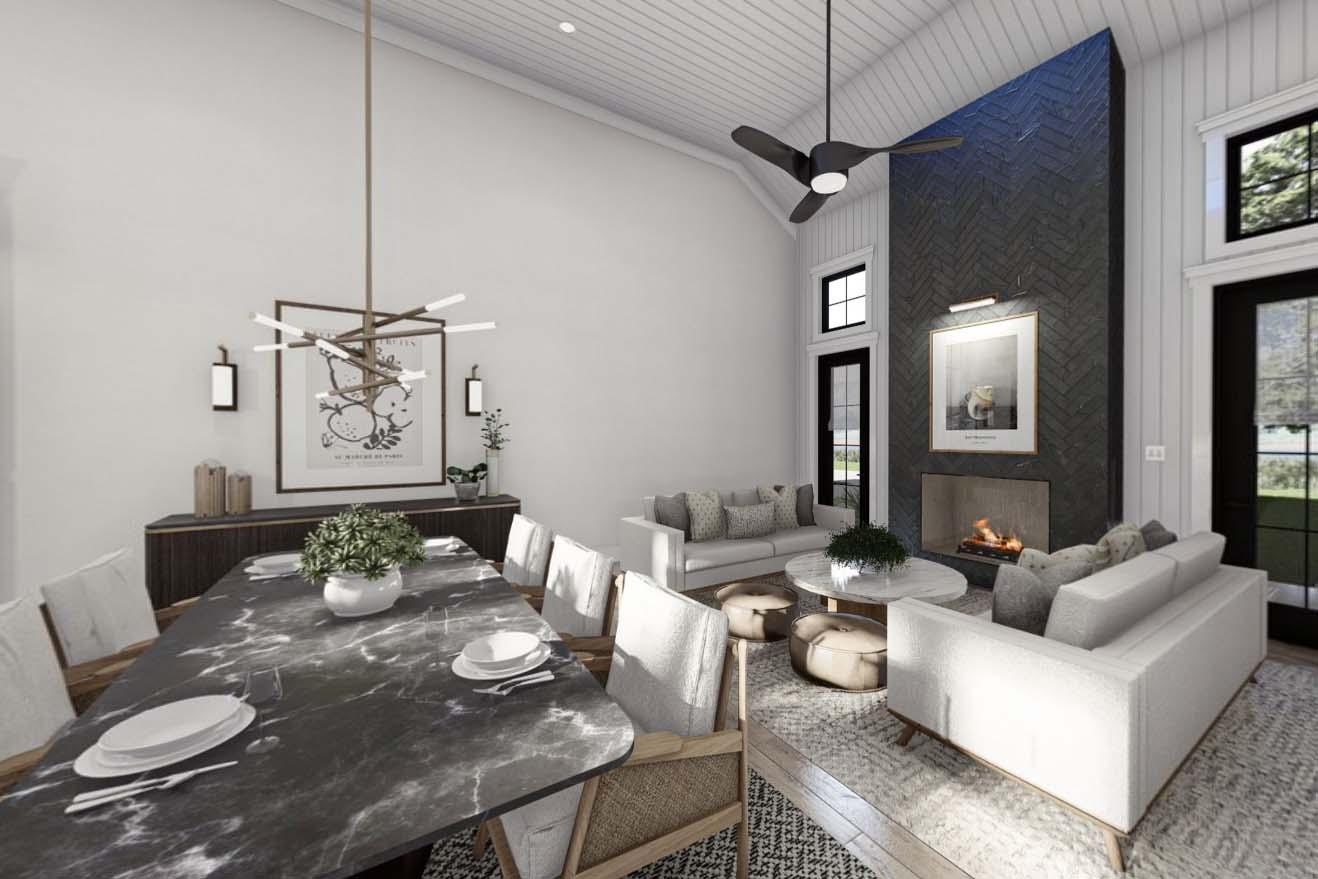 Plan 623195DJ: Modern House Plan Under 1800 Square Feet with Stone Accents - Virtual Tour Cover Image - Contemporary, Modern, New American, Scandinavian