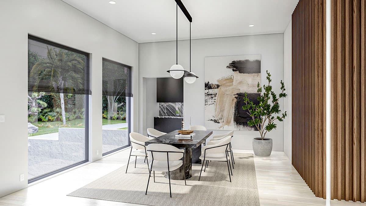 Plan 623196DJ: Modern Garage Apartment with Car Showroom - Image #10 - Carriage, Mid Century Modern, Modern