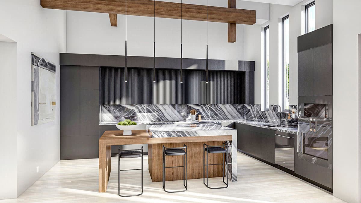 Plan 623196DJ: Modern Garage Apartment with Car Showroom - Image #12 - Carriage, Mid Century Modern, Modern
