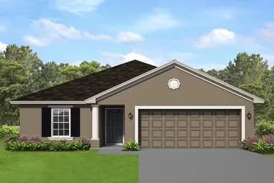 Southern Stucco 4-Bed House Plan Under 1700 Square Feet