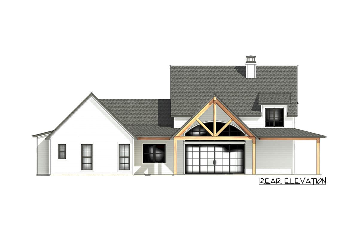 Plan 818042JSS: 4-Bed Modern Farmhouse Plan with Wraparound Porch - 2755 Sq Ft - Image #13 - Farmhouse, Modern Farmhouse, New American, Southern, Traditional