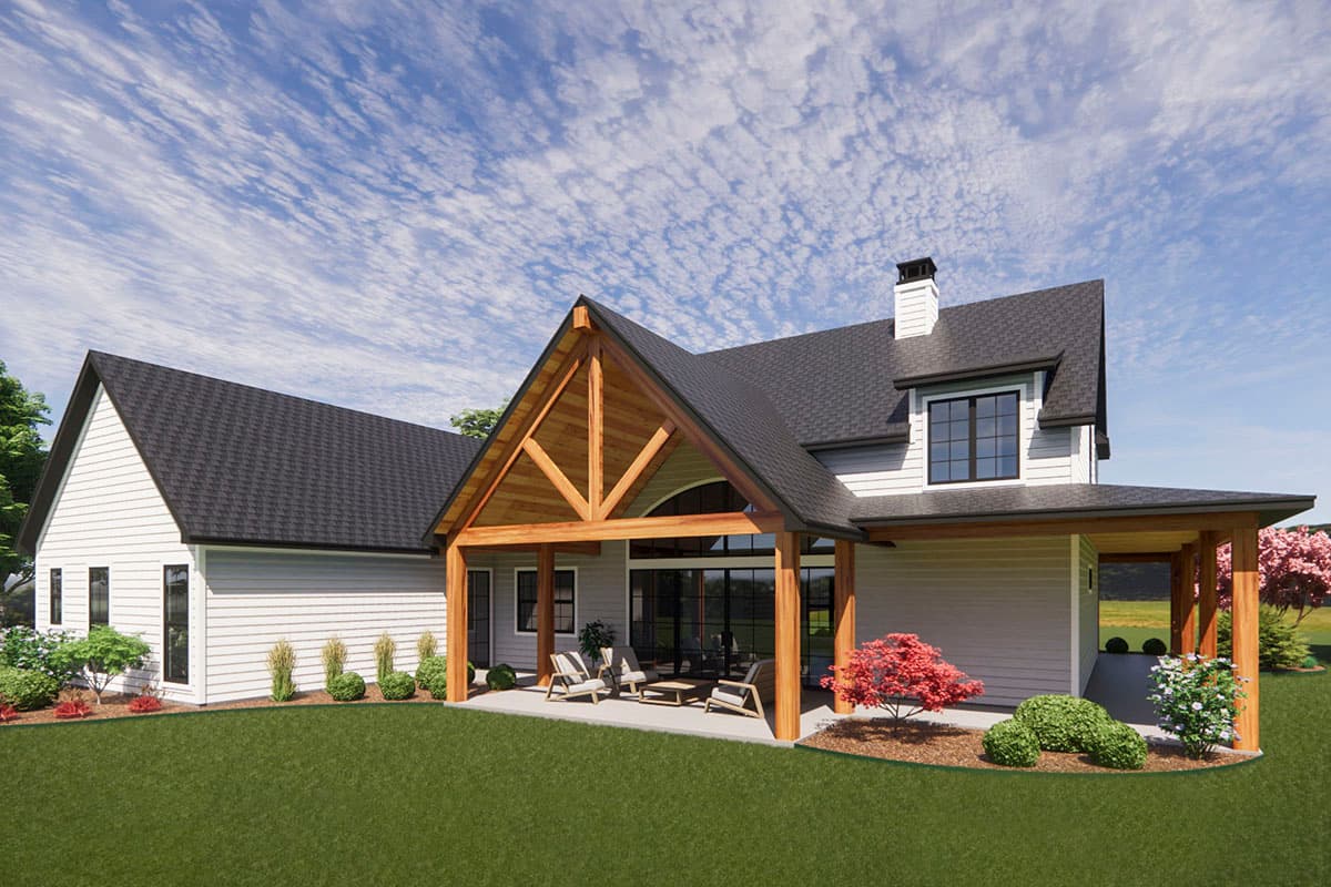 Plan 818042JSS: 4-Bed Modern Farmhouse Plan with Wraparound Porch - 2755 Sq Ft - Image #9 - Farmhouse, Modern Farmhouse, New American, Southern, Traditional