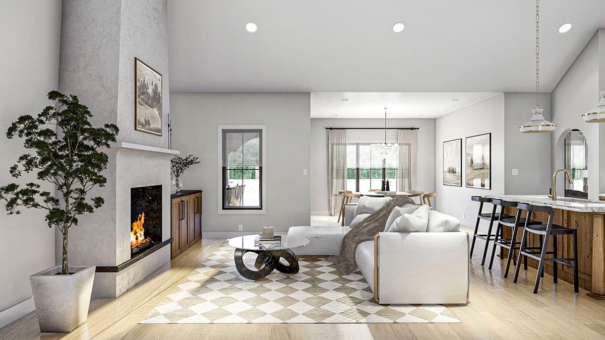 Plan 623197DJ: One-Story Mediterranean-Style House Plan Under 1800 Square Feet with 3 Bedrooms - Image #9 - European, Mediterranean, Ranch, Southern, Tuscan