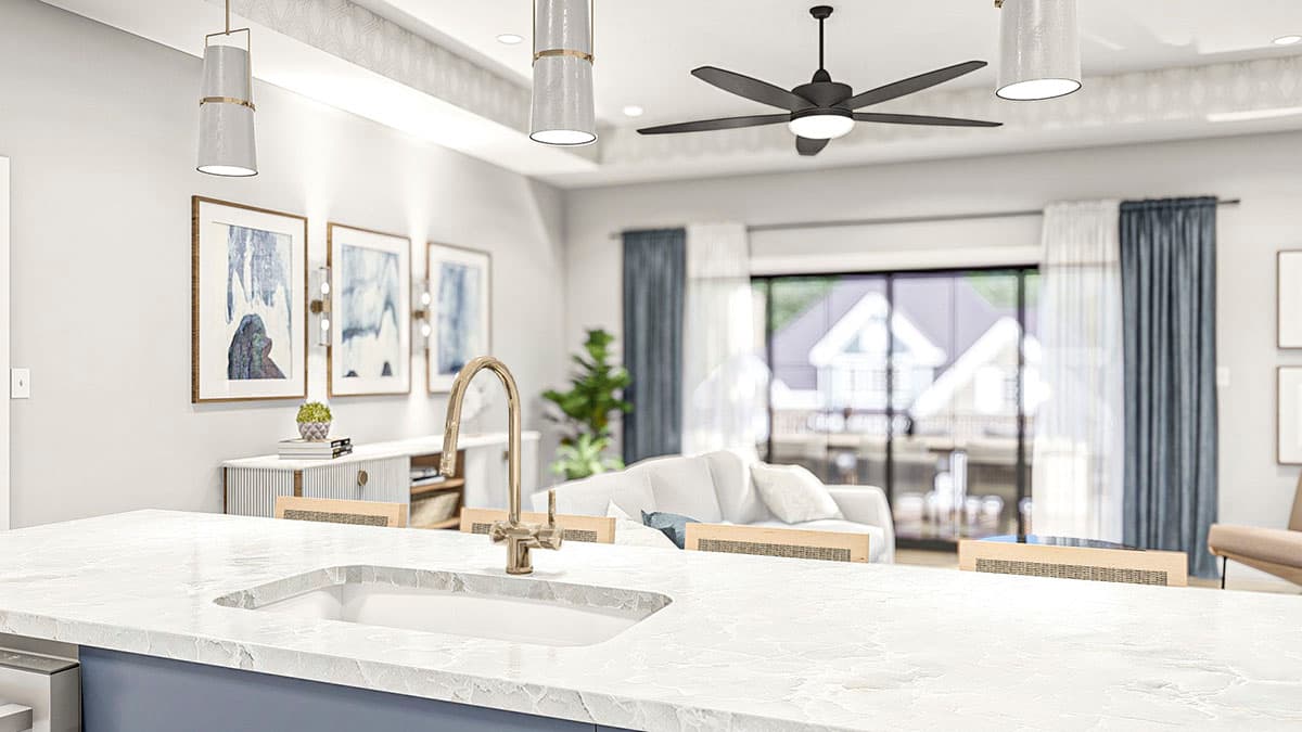 Plan 623198DJ: 3-Car 2-Bed Garage Apartment Plan with Mixed Material Exterior - Image #12 - Carriage, Craftsman, New American, Rustic