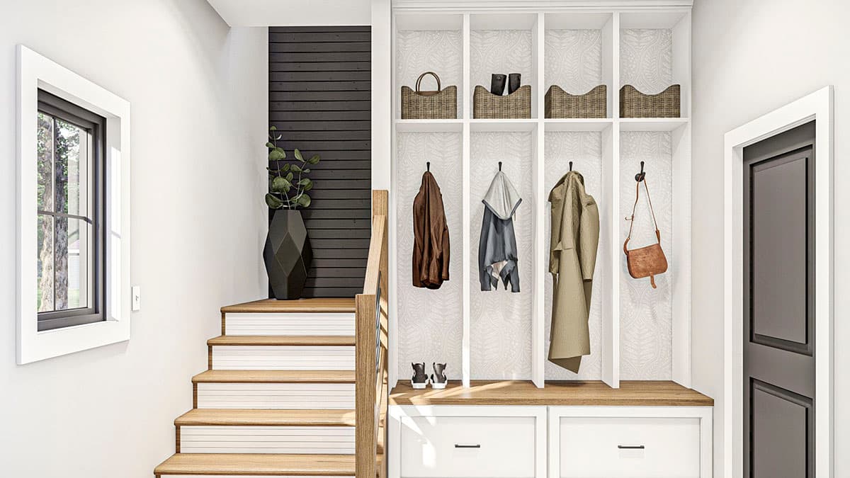 Plan 623198DJ: 3-Car 2-Bed Garage Apartment Plan with Mixed Material Exterior - Image #14 - Carriage, Craftsman, New American, Rustic