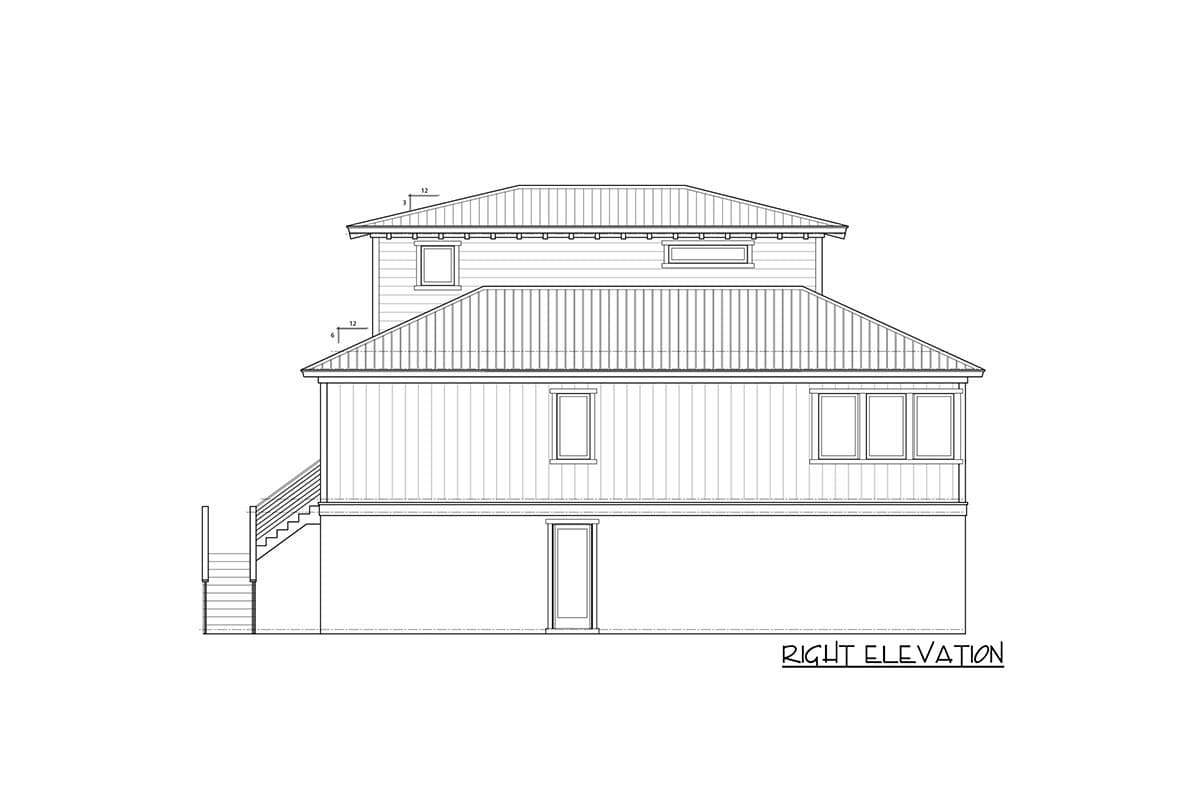 Plan 33256ZR: Coastal Contemporary House Plan Under 2500 Square Feet with Drive-Under Garage - Image #4 - Beach, Coastal, Coastal Contemporary, Contemporary, Low Country, Southern, Vacation