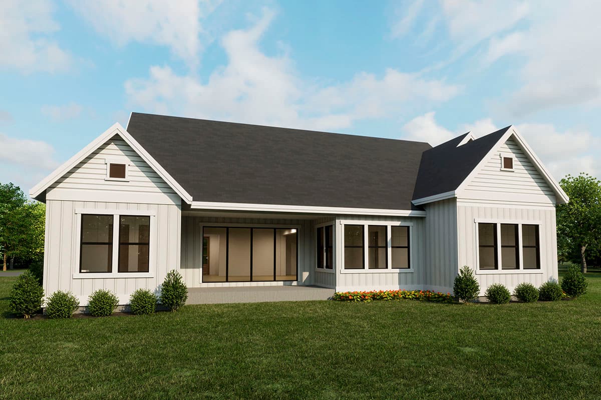 Plan 493007GNT: One-Story Modern Farmhouse Plan Under 2500 Sq Ft - Image #4 - Country, Modern Farmhouse, New American, Ranch, Traditional
