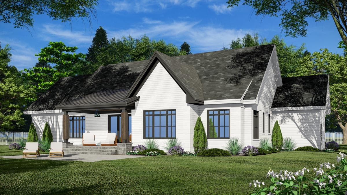 Plan 14369RK: One-Level Modern Farmhouse Plan Under 2300 Square Feet with Home Office - Image #15 - Country, Craftsman, Farmhouse, Modern Farmhouse, New American