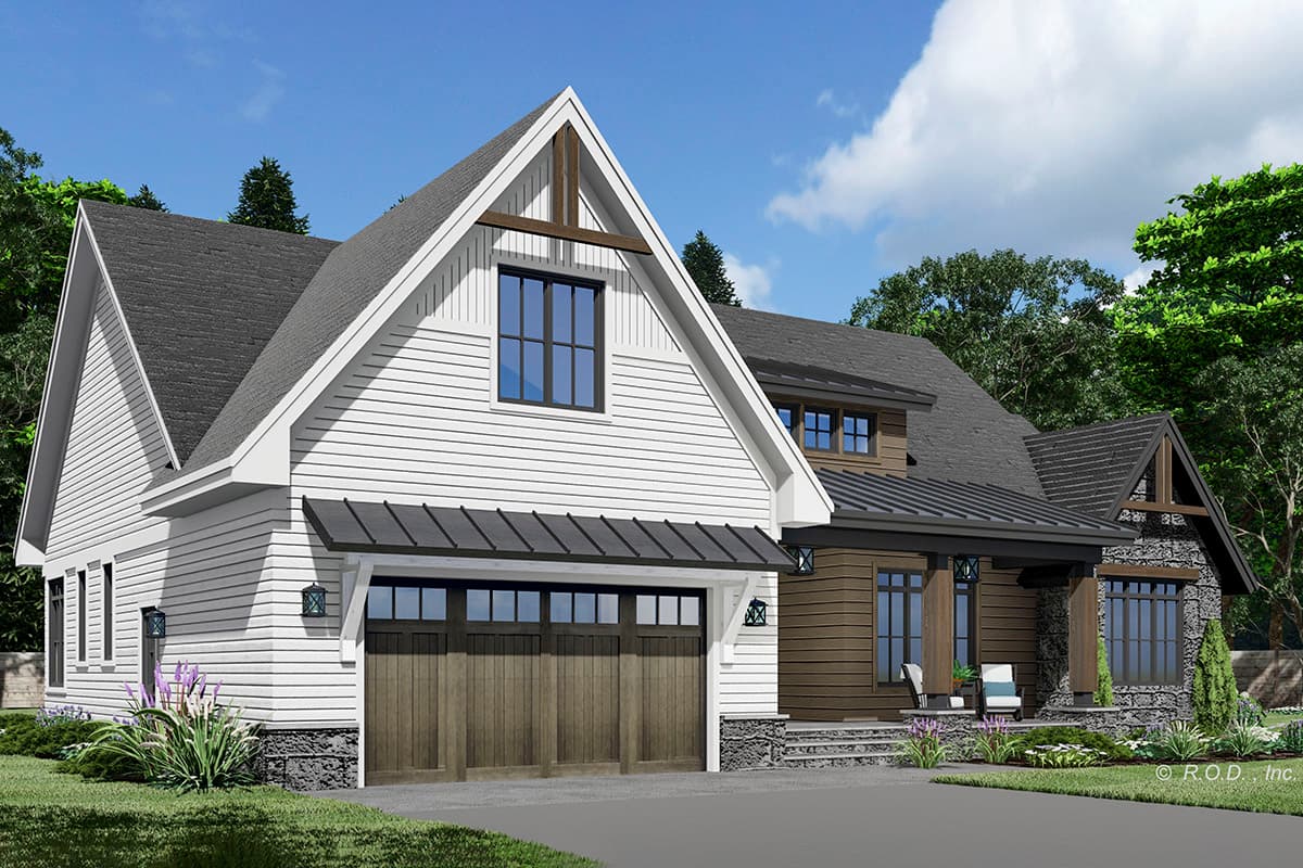 Plan 14369RK: One-Level Modern Farmhouse Plan Under 2300 Square Feet with Home Office - Image #7 - Country, Craftsman, Farmhouse, Modern Farmhouse, New American