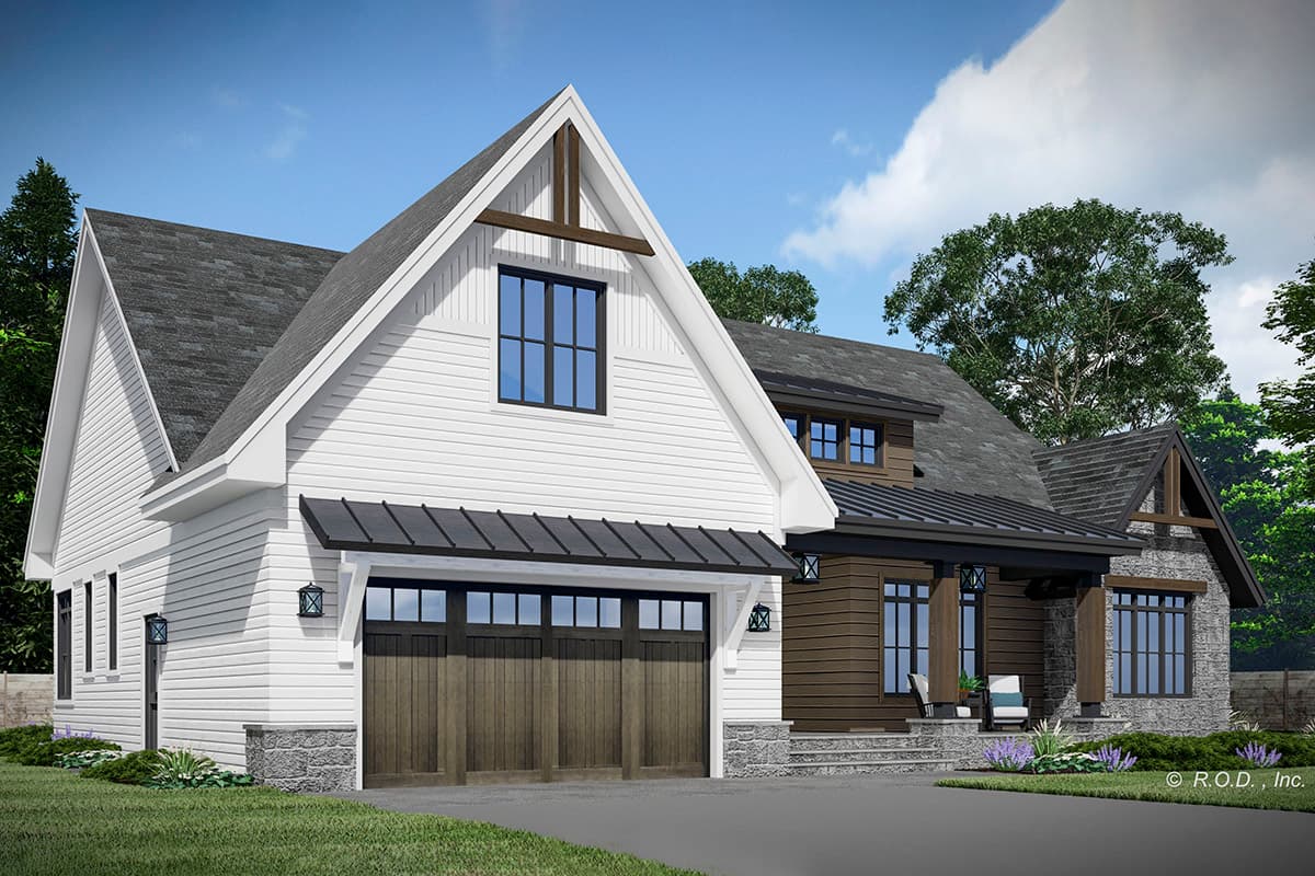Plan 14369RK: One-Level Modern Farmhouse Plan Under 2300 Square Feet with Home Office - Image #8 - Country, Craftsman, Farmhouse, Modern Farmhouse, New American
