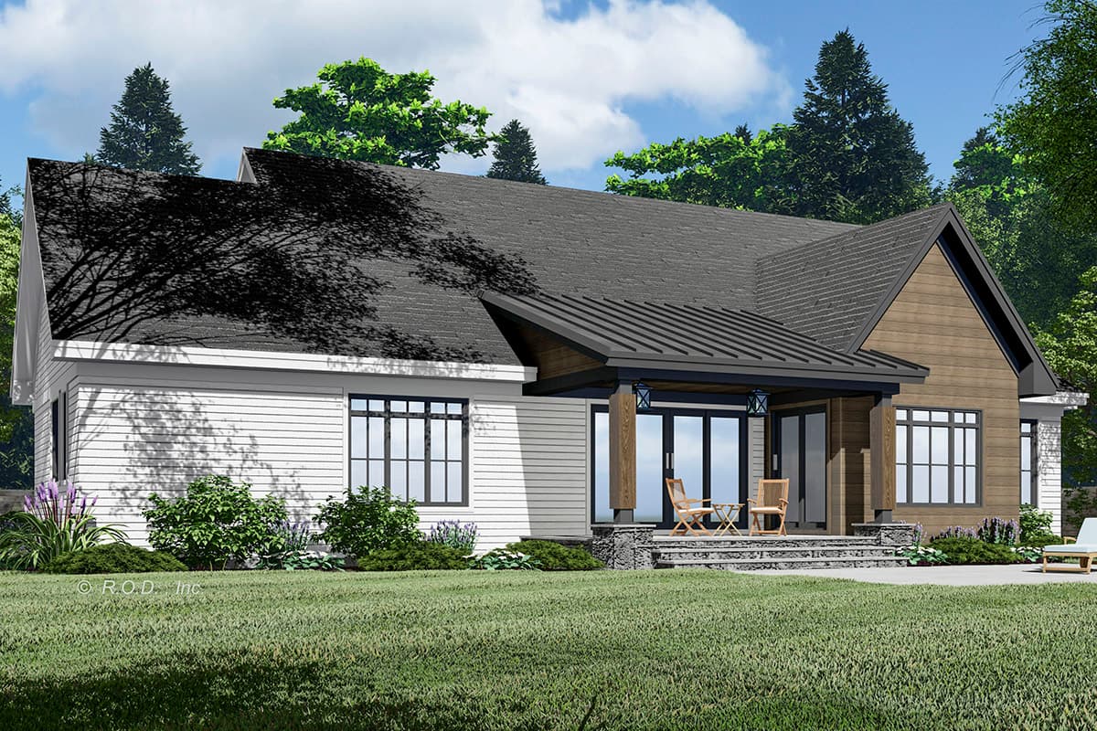 Plan 14369RK: One-Level Modern Farmhouse Plan Under 2300 Square Feet with Home Office - Image #11 - Country, Craftsman, Farmhouse, Modern Farmhouse, New American