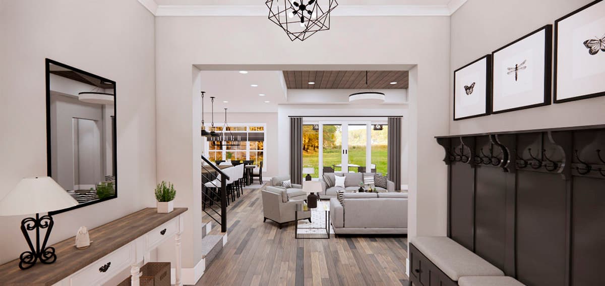 Plan 14369RK: One-Level Modern Farmhouse Plan Under 2300 Square Feet with Home Office - Image #16 - Country, Craftsman, Farmhouse, Modern Farmhouse, New American