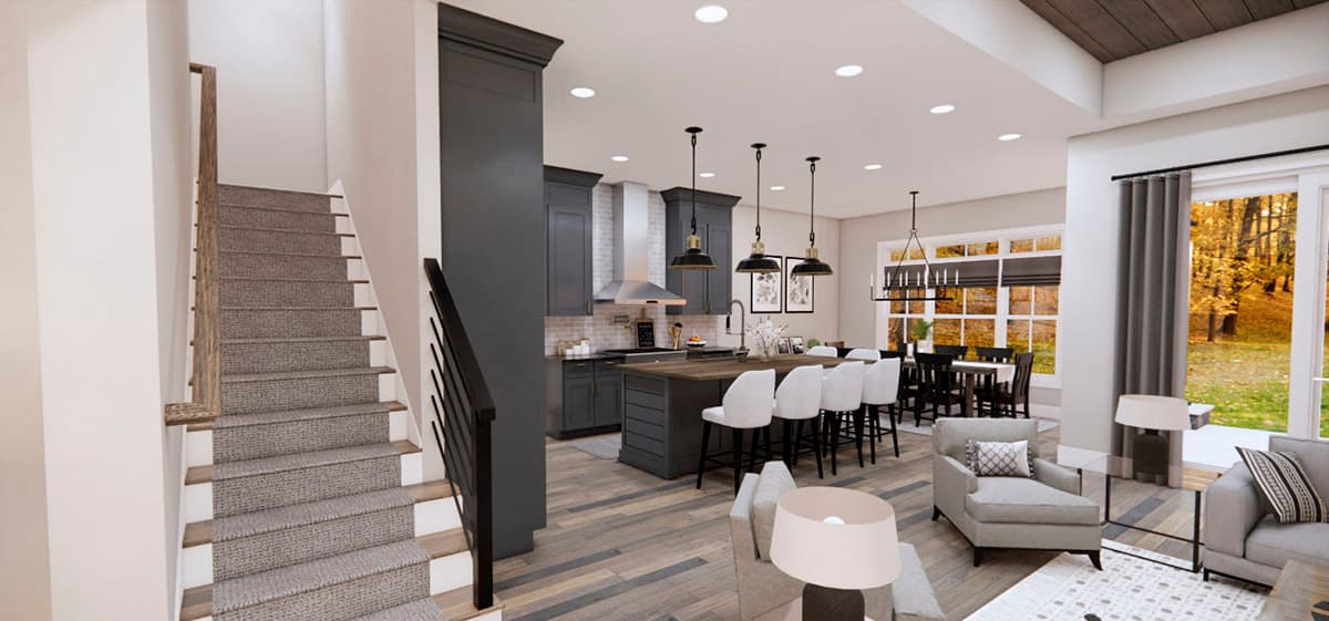 Plan 14369RK: One-Level Modern Farmhouse Plan Under 2300 Square Feet with Home Office - Image #19 - Country, Craftsman, Farmhouse, Modern Farmhouse, New American