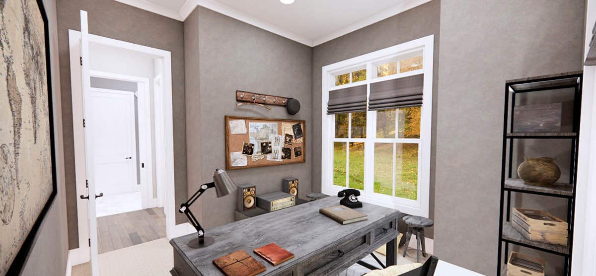 Plan 14369RK: One-Level Modern Farmhouse Plan Under 2300 Square Feet with Home Office - Image #30 - Country, Craftsman, Farmhouse, Modern Farmhouse, New American