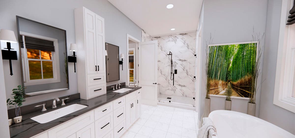 Plan 14369RK: One-Level Modern Farmhouse Plan Under 2300 Square Feet with Home Office - Image #34 - Country, Craftsman, Farmhouse, Modern Farmhouse, New American