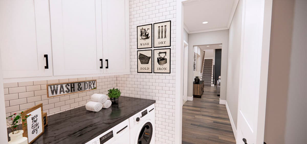 Plan 14369RK: One-Level Modern Farmhouse Plan Under 2300 Square Feet with Home Office - Image #38 - Country, Craftsman, Farmhouse, Modern Farmhouse, New American