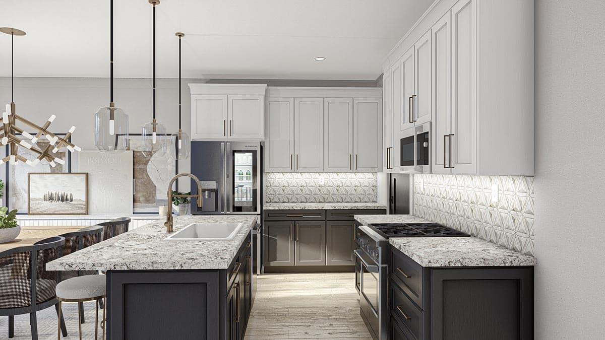 Plan 623201DJ: 1807 Square Foot Transitional House Plan with Steep Curved Roofline - Image #12 - Country, European, Transitional