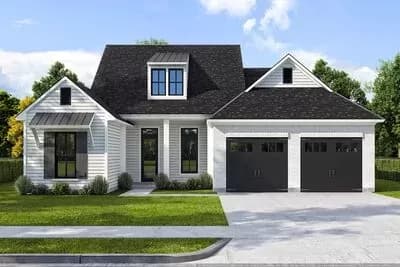 Under 2200 Square Foot 4 Bed House Plan with Outdoor Fireplace and Grill