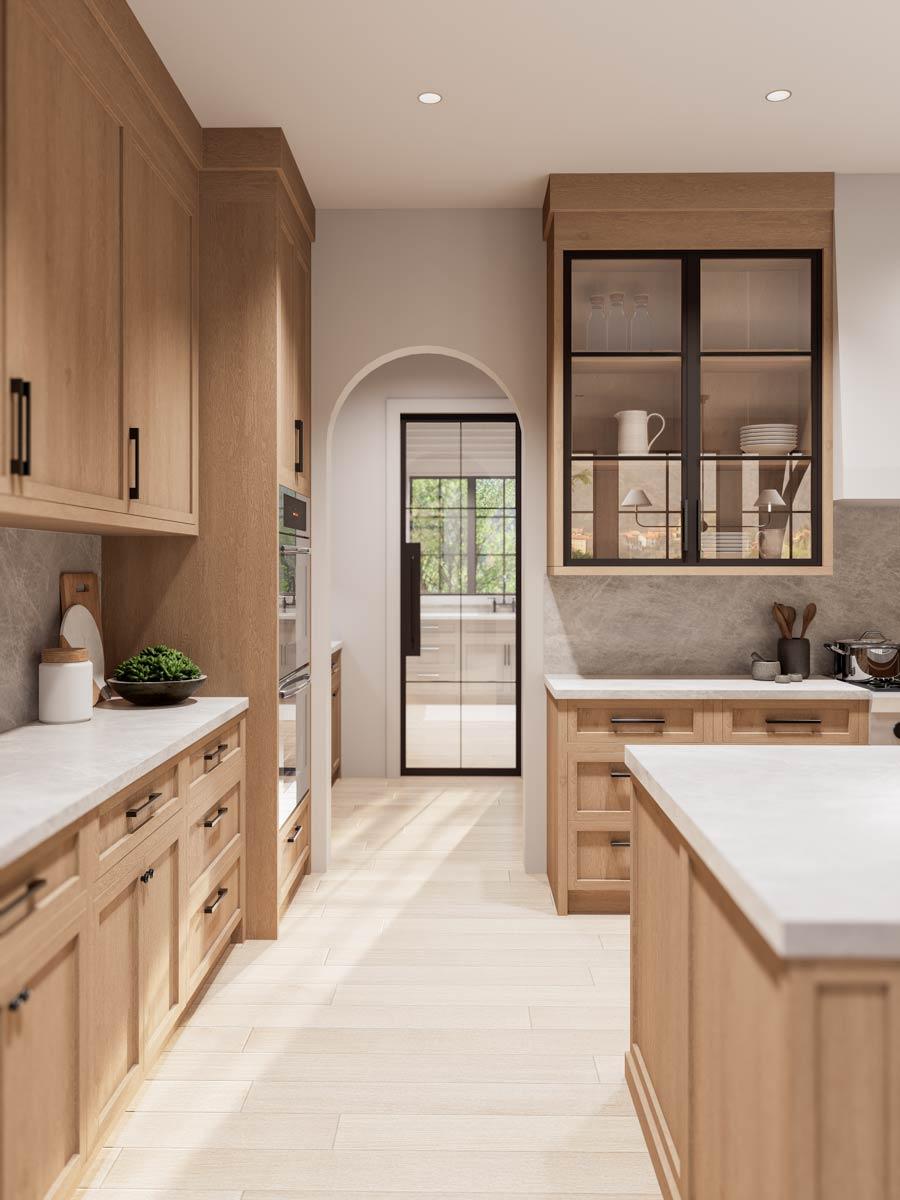 Plan 270068AF: 2-Story Transitional House Plan with Main Floor Master Bedroom and 3-Car Garage - Image #12 - Country, European, New American, Transitional