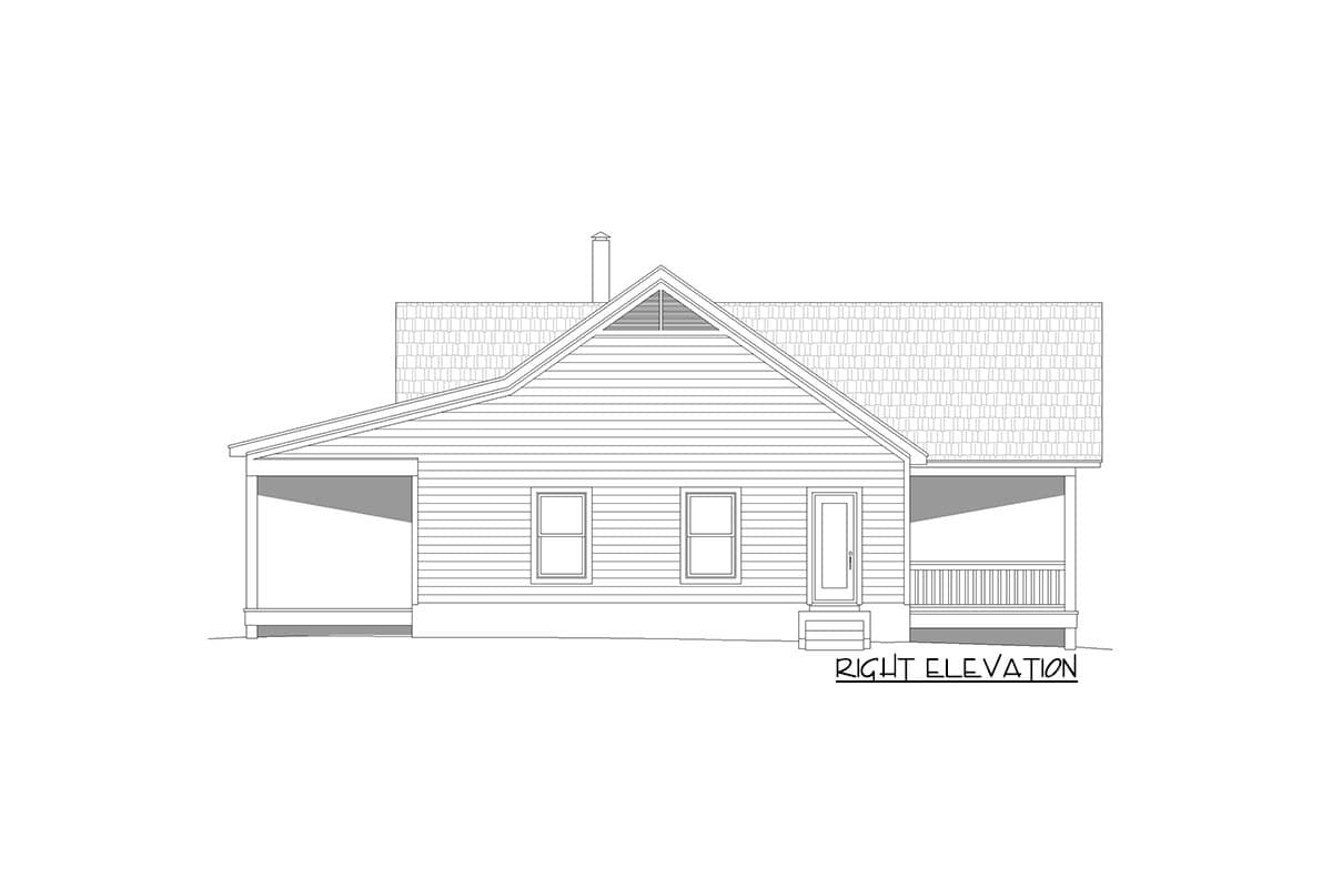 Plan 680091VR: Mountain House Plan with Over 1000 Square Feet of Covered Outdoor Space - Image #5 - Country, Ranch, Traditional