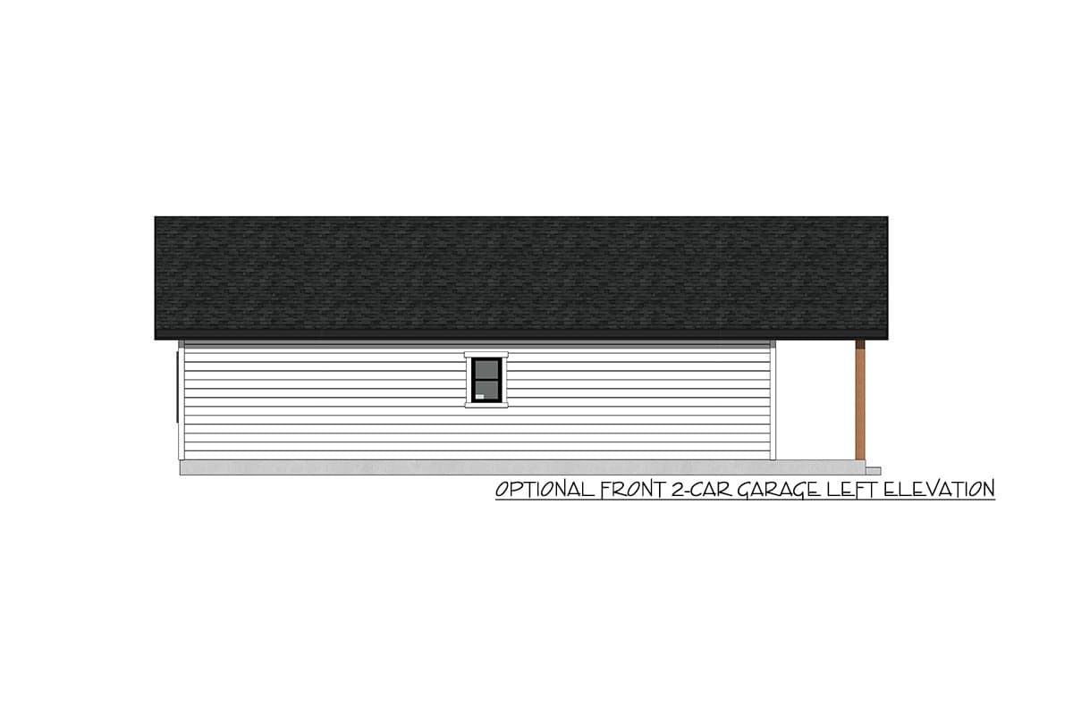 Plan 420084WNT: 2-Bed ADU-Friendly Cottage Under 900 Square Feet - Image #6 - Cottage, Country, Ranch, Traditional