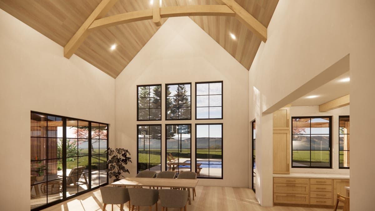 Plan 818044JSS: Modern Farmhouse Plan with Vaulted Great Room and Game Room - Image #13 - Contemporary, Country, Farmhouse, Modern Farmhouse, New American, Rustic, Scandinavian