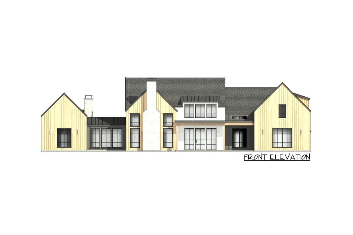 Plan 818044JSS: Modern Farmhouse Plan with Vaulted Great Room and Game Room - Image #26 - Contemporary, Country, Farmhouse, Modern Farmhouse, New American, Rustic, Scandinavian
