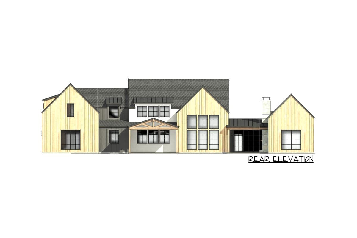 Plan 818044JSS: Modern Farmhouse Plan with Vaulted Great Room and Game Room - Image #28 - Contemporary, Country, Farmhouse, Modern Farmhouse, New American, Rustic, Scandinavian
