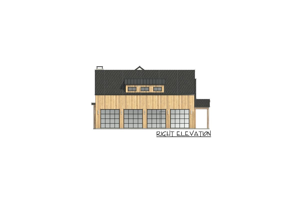 Plan 818044JSS: Modern Farmhouse Plan with Vaulted Great Room and Game Room - Image #29 - Contemporary, Country, Farmhouse, Modern Farmhouse, New American, Rustic, Scandinavian