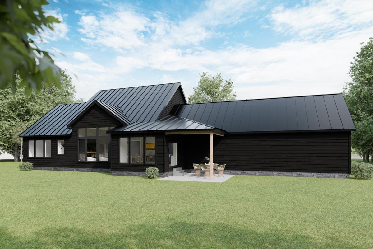 Plan 911028JVD: 2-Story Modern Farmhouse Under 2400 Square Feet with Expansive Front Porch - Image #8 - Country, Craftsman, Farmhouse, Modern Farmhouse, New American, Southern