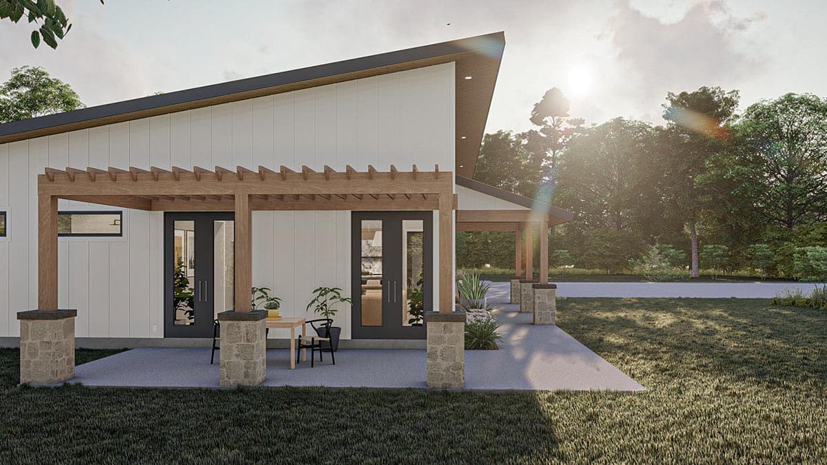 Plan 623203DJ: Modern-Style Barndominium House Plan Under 2000 Square Feet - Image #19 - Barndominium, Farmhouse, Modern, Modern Farmhouse