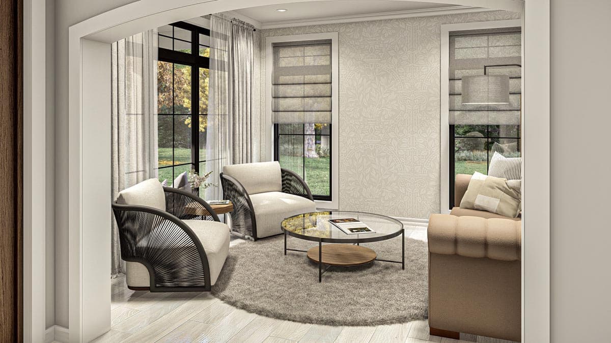 Plan 623207DJ: Modern Farmhouse Under 3300 Square Feet with 2-Story Great Room - Image #5 - Country, Craftsman, Modern Farmhouse, New American