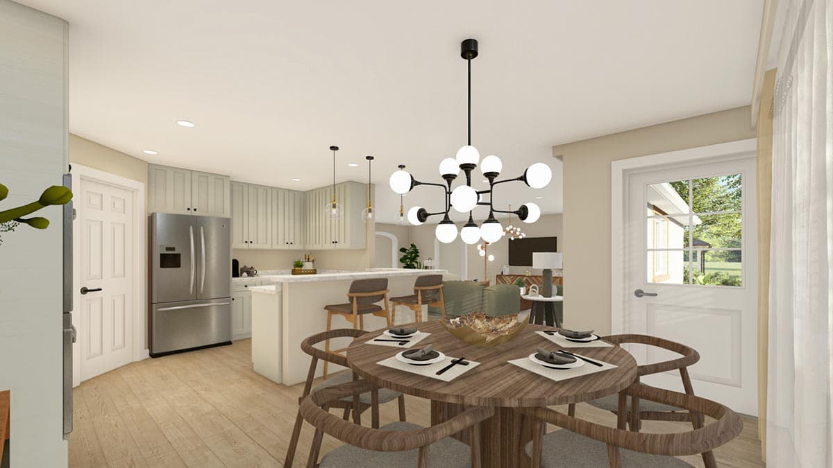 Plan 61426UT: Expandable One-Story Home Plan Under 2300 Square Feet - Image #10 - New American, Ranch, Traditional