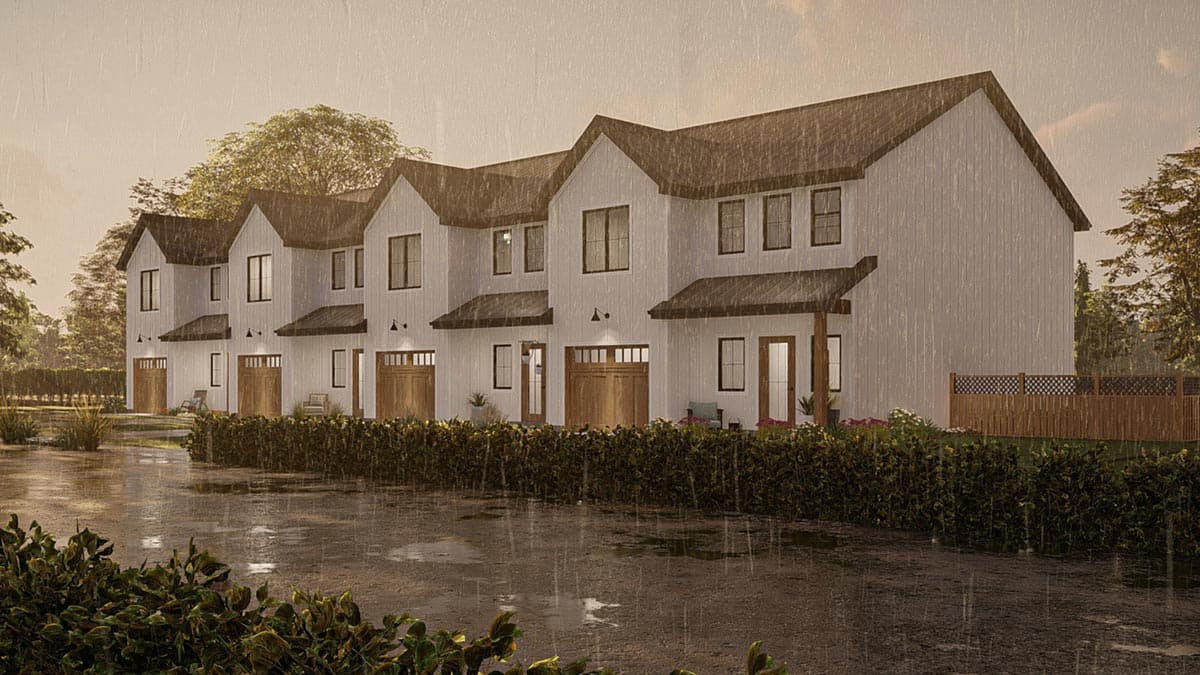 Plan 623211DJ: Quadplex Modern Farmhouse with 1711 Square Foot 3-Bed Units - Image #18 - Traditional